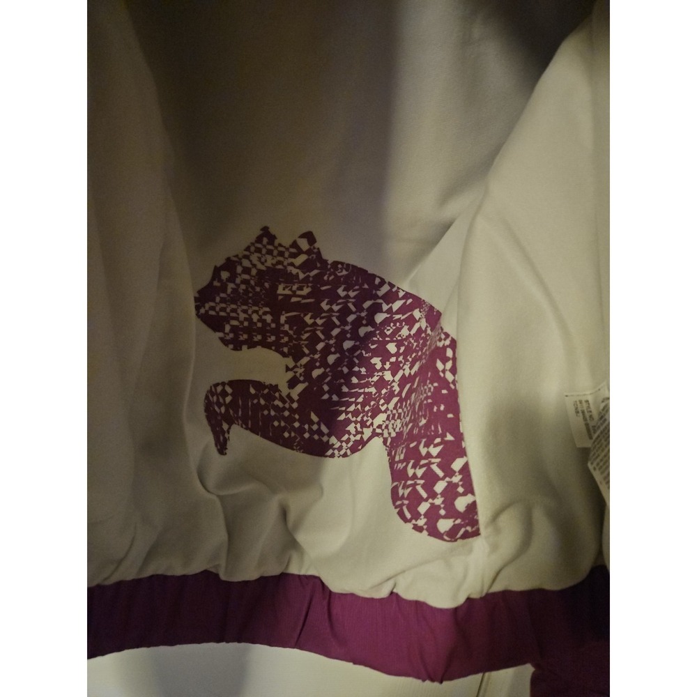NEW PUMA Horizon Purple Sport Performance Zip Up Hoodie Jacket Waterproof Size M - Picture 11 of 14